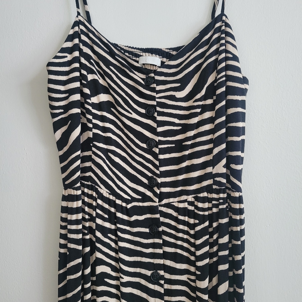 Spaghetti Strap Button-Down Dress - image 3